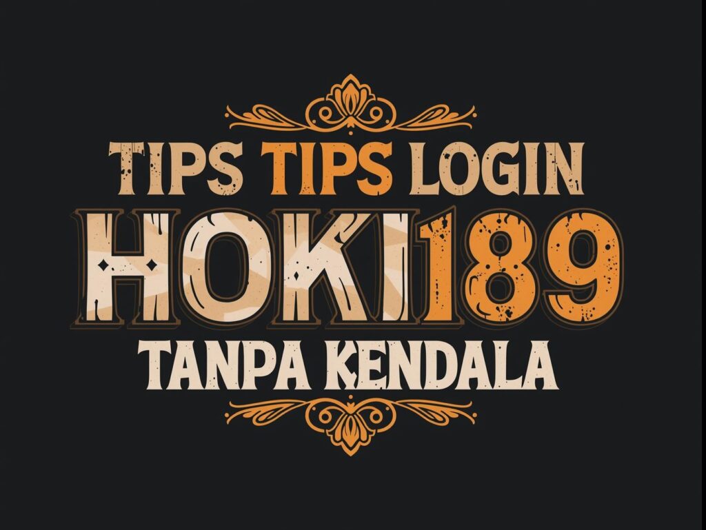 Tips Login HOKI189 tanpa Kendala